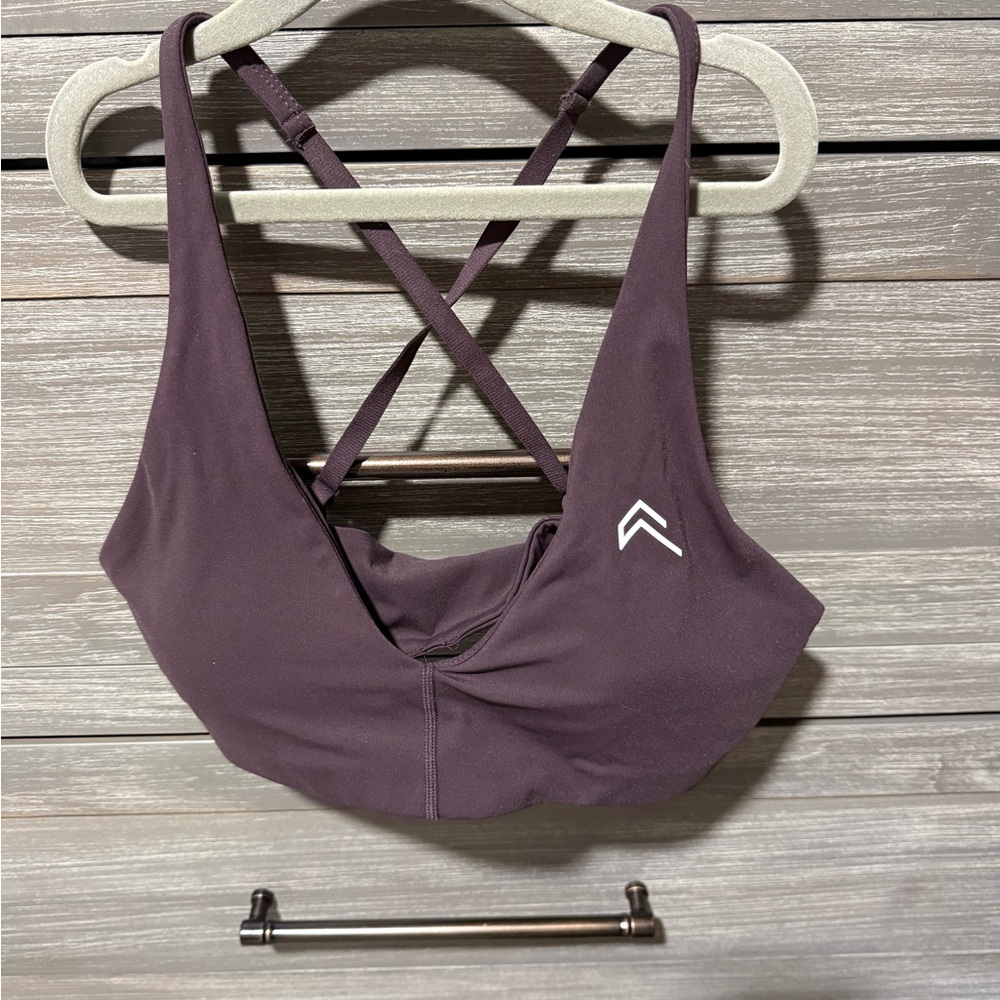 Oner active unified micro bralette size medium plum brown